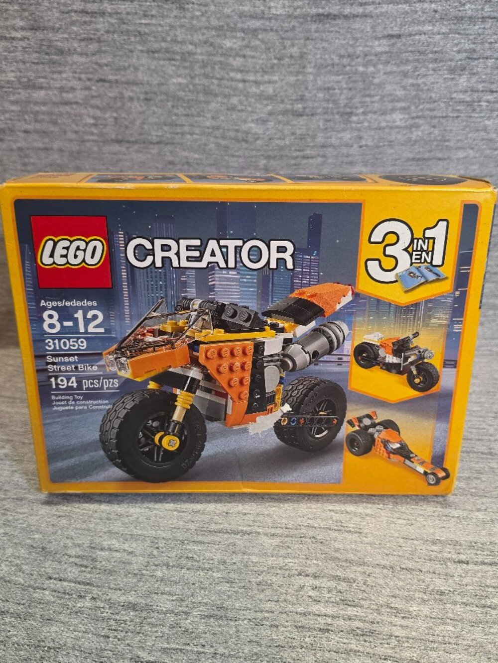 Lego Creator 3-in-1 Sunset Street Bike 31059